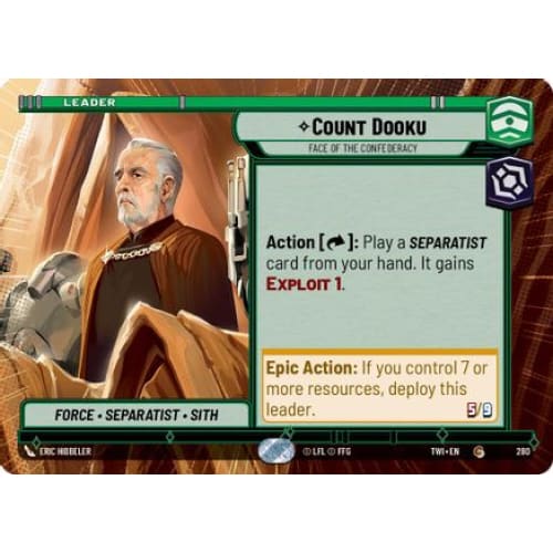 Count Dooku - Face of the Confederacy (Hyperspace) (280)