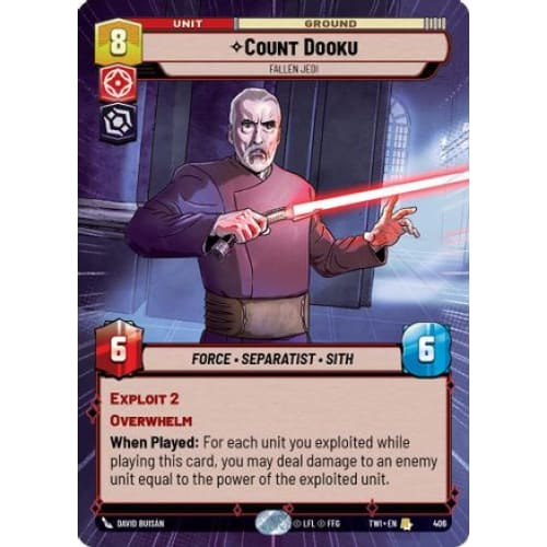 Count Dooku - Fallen Jedi (Hyperspace) (406)