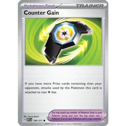 Counter Gain - 186/217 (186) Common Reverse Holofoil