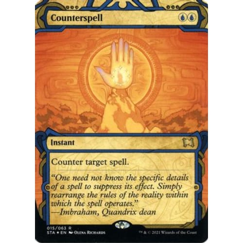 Counterspell (Foil Etched) (STA-015) (Borderless) Foil