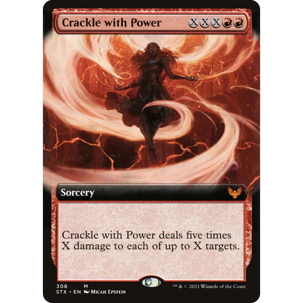 Crackle with Power (Extended Art) (STX-308): (Extended Art) Foil