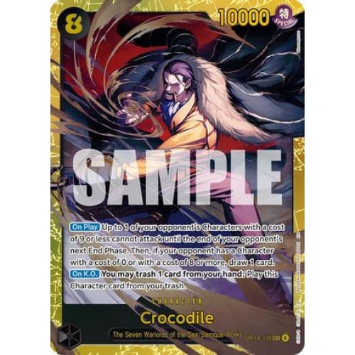 Crocodile - OP14-120 OP14-120 SEC The Azure Sea's Seven  Foil
