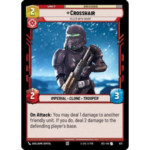 Crosshair - Filled With Doubt (Foil) (672)  Foil