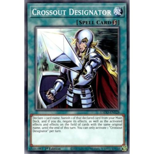 Crossout Designator - L5DD-ENY28 Common / Short Print 1st Edition