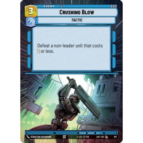 Crushing Blow (Hyperspace Foil) (817)  Foil