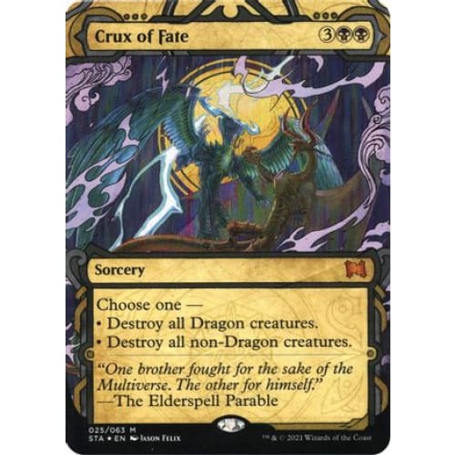 Crux of Fate (Foil Etched) (STA-025) (Borderless) Foil