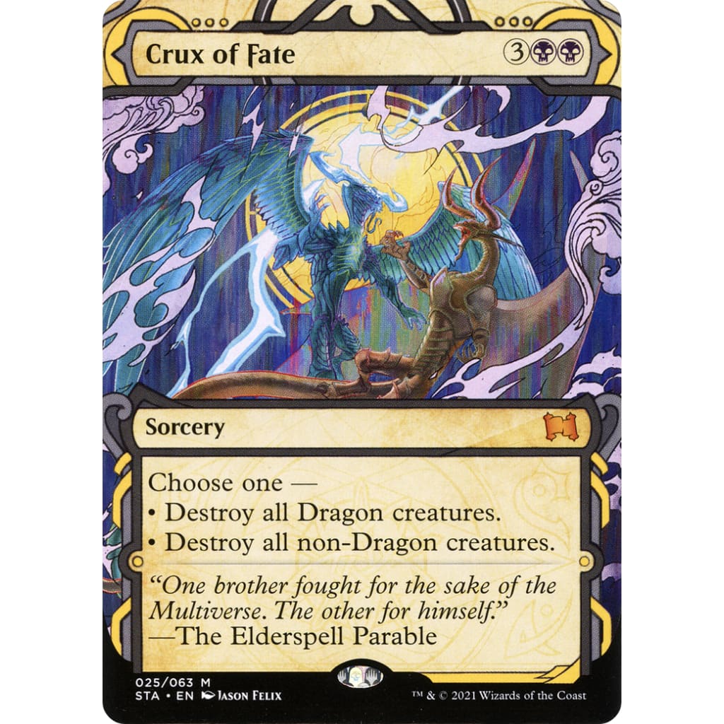 Crux of Fate (STA-025): (Showcase) (Borderless)
