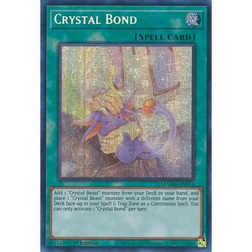 Crystal Bond (Ultra Pharaoh's Rare) - MAMA-EN114 Ultra Pharaoh’s Rare 1st Edition