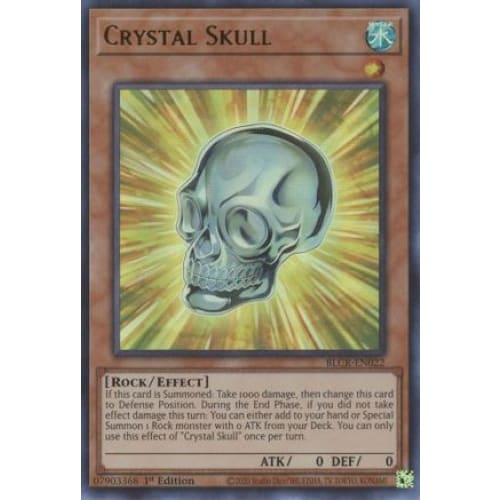 Crystal Skull - BLCR-EN022 Ultra Rare 1st Edition