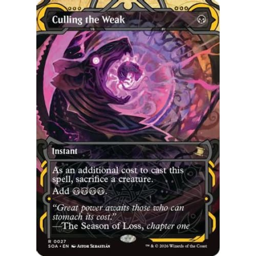 Culling the Weak (SOA-027)
