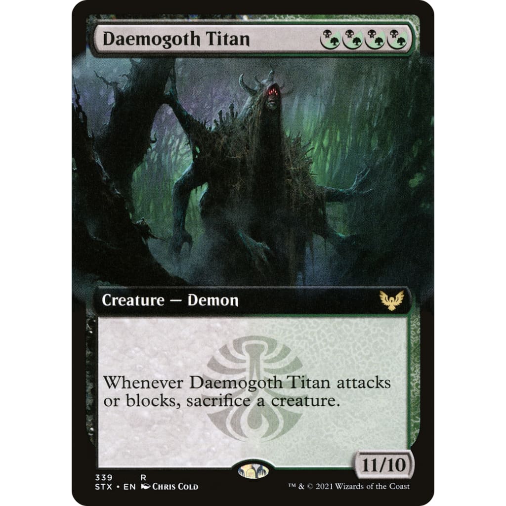 Daemogoth Titan (Extended Art) (STX-339): (Extended Art)