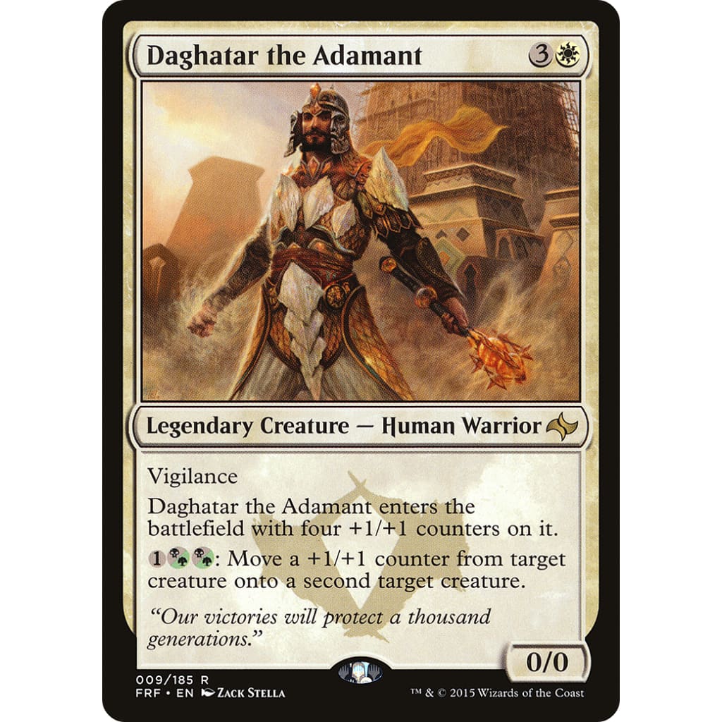 Daghatar the Adamant (FRF-009) Foil