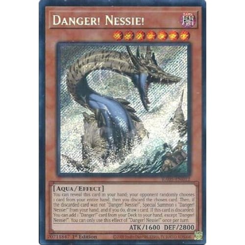 Danger! Nessie! (Secret Rare) - RA05-EN012 Secret Rare 1st Edition