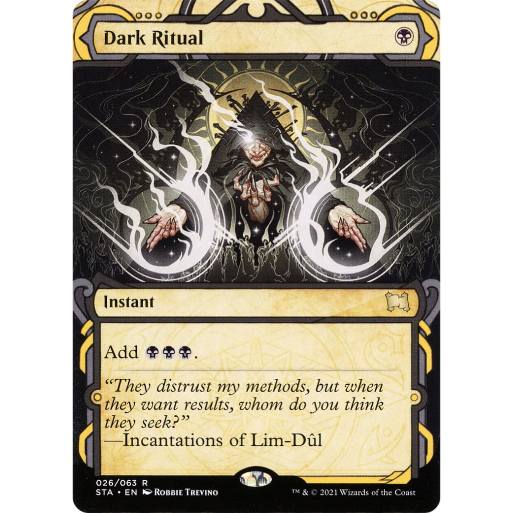 Dark Ritual (STA-026): (Showcase) (Borderless)