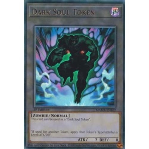 Dark Soul Token - MAMA-EN102 Ultra Rare 1st Edition