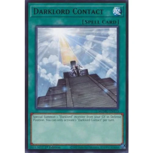 Darklord Contact - MZMU-EN113 Rare 1st Edition