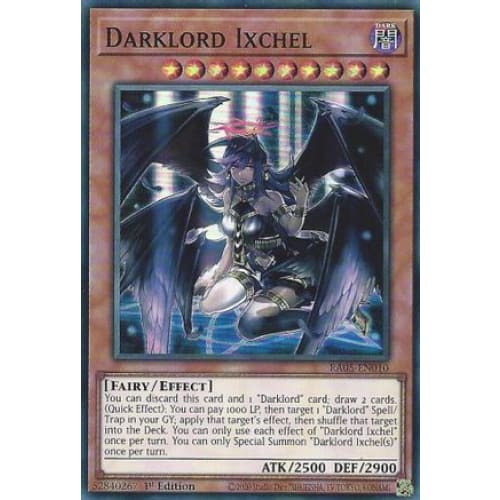 Darklord Ixchel - RA05-EN010 Super Rare 1st Edition