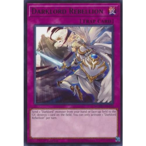 Darklord Rebellion - MZMU-EN123 Rare 1st Edition