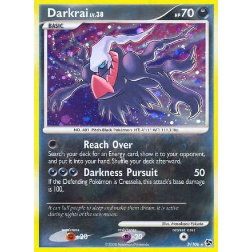 Darkrai (3) (3) Holo Rare Reverse Holofoil