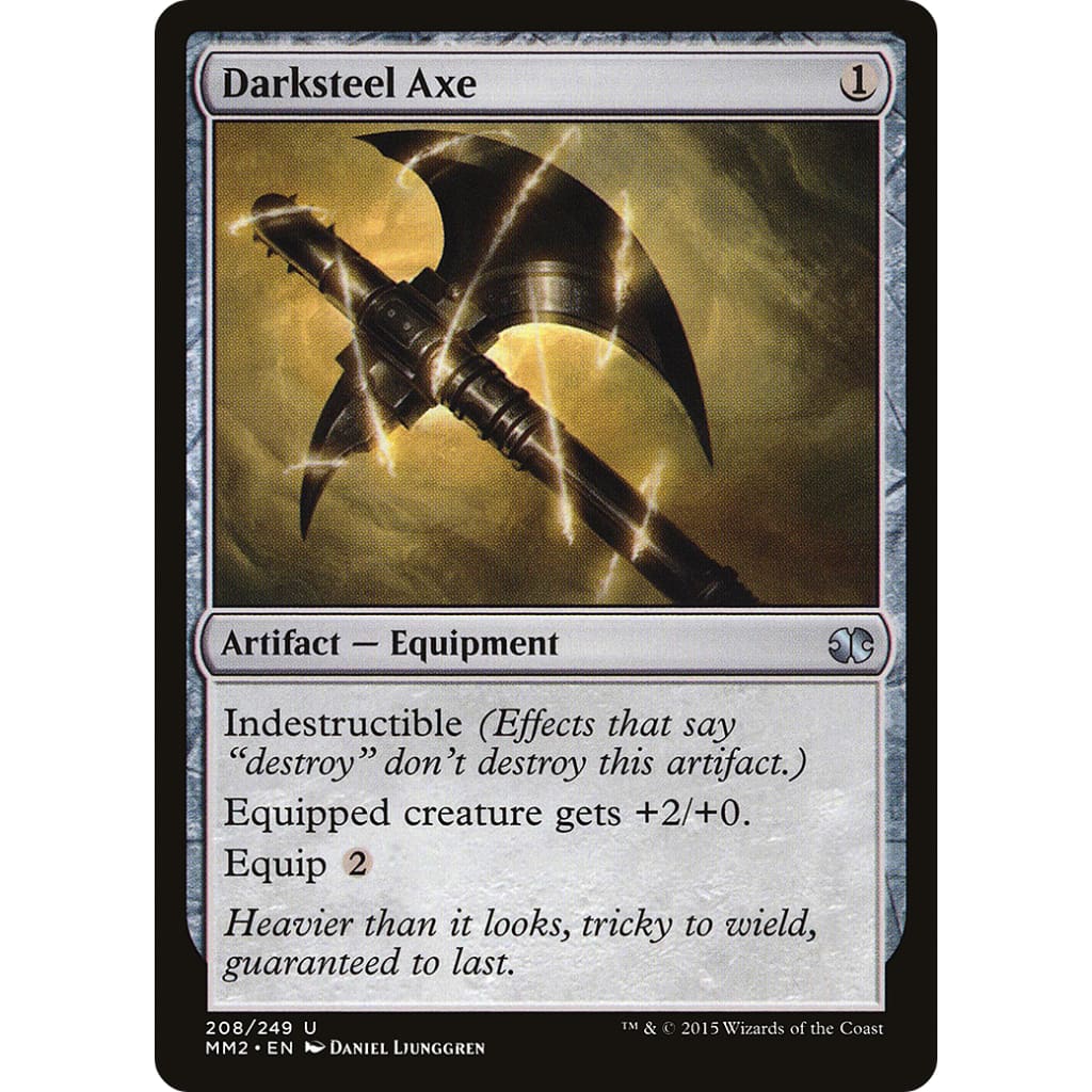 Darksteel Axe (MM2-208) Foil