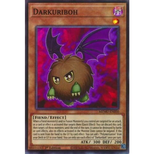 Darkuriboh - MZMU-EN050 Super Rare 1st Edition