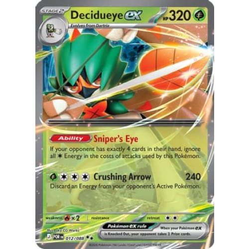 Decidueye ex - 012/088 (12) Double Rare Holofoil