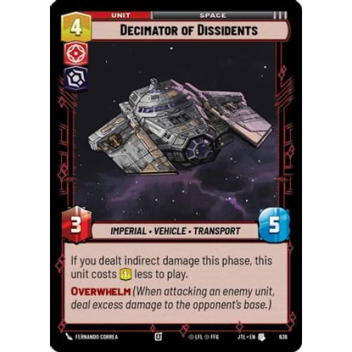 Decimator of Dissidents (Foil) (636)  Foil
