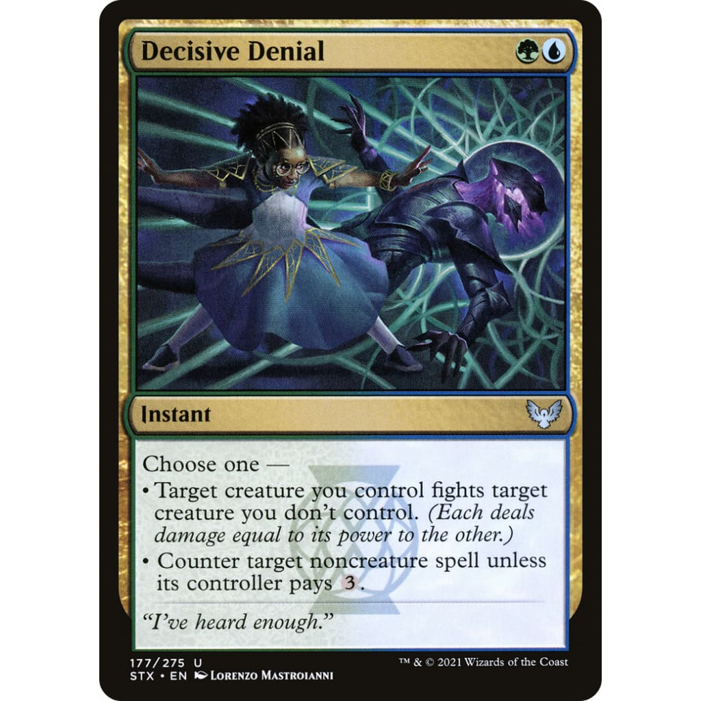 Decisive Denial (STX-177) Foil