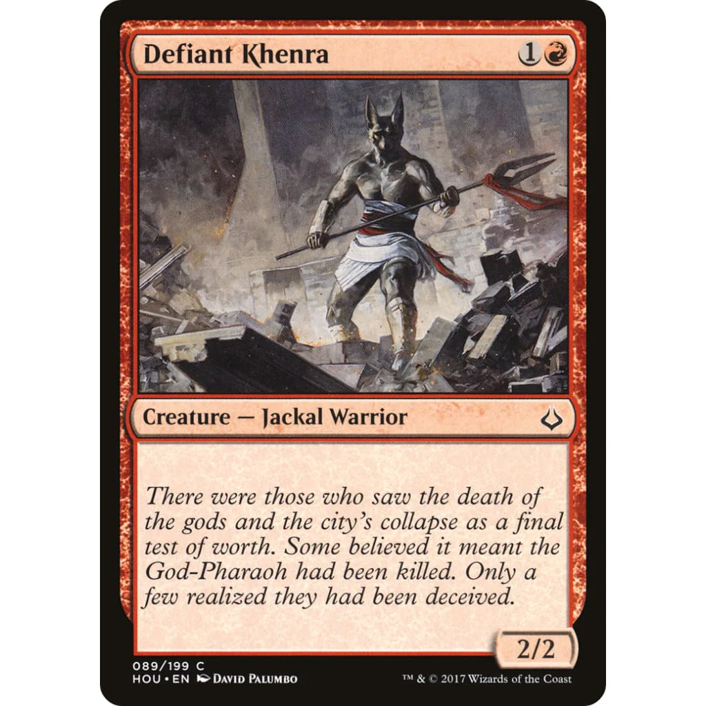 Defiant Khenra (HOU-089) Foil