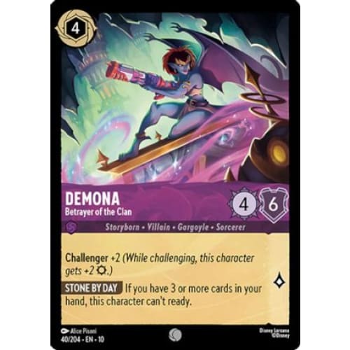 Demona - Betrayer of the Clan (40/204) - Whispers in the Well Cold Foil