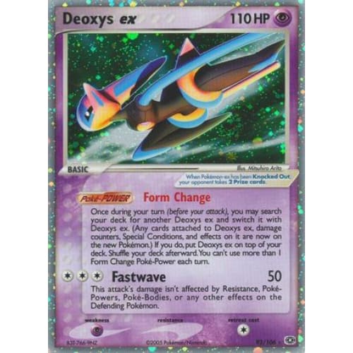 Deoxys ex (Speed Forme) (93) Ultra Rare