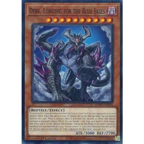 Derk, Longing for the Blue Skies - BPRO-EN026 Common / Short Print 1st Edition