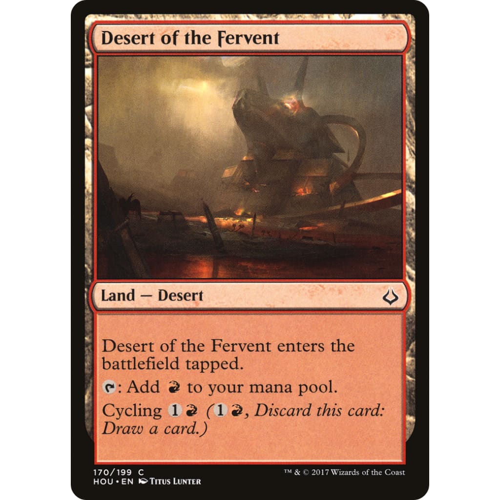 Desert of the Fervent (HOU-170) Foil