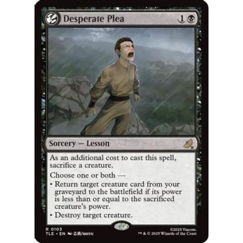 Desperate Plea (TLE-103) Foil
