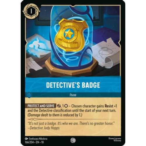 Detective's Badge (166/204) - Whispers in the Well
