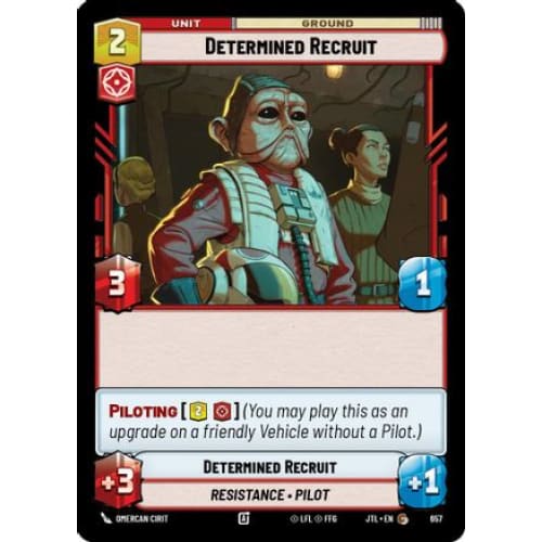 Determined Recruit (Foil) (657)  Foil