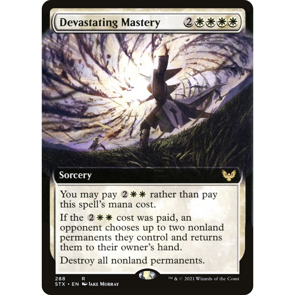 Devastating Mastery (Extended Art) (STX-288): (Extended Art) Foil
