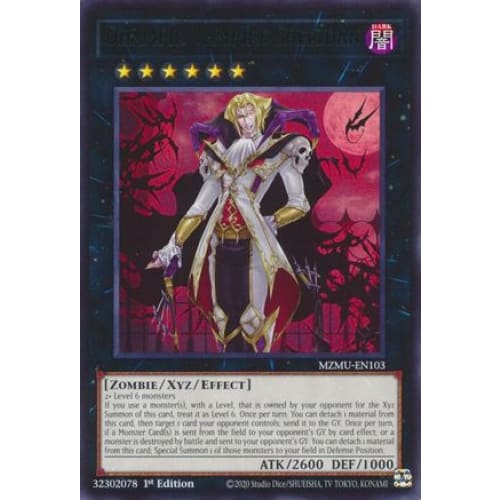 Dhampir Vampire Sheridan - MZMU-EN103 Rare 1st Edition