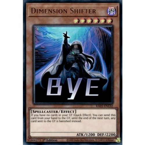 Dimension Shifter - RA05-EN132 Ultra Rare 1st Edition