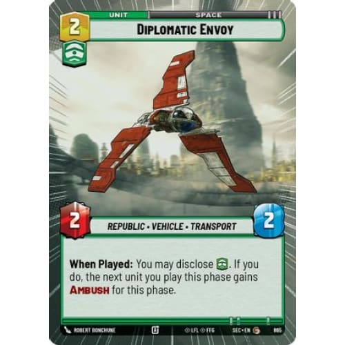 Diplomatic Envoy (Hyperspace Foil) (865)  Foil