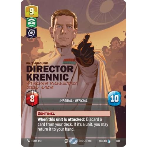 Director Krennic - I Lose Nothing But Time (Prestige Foil) (1093)  Foil