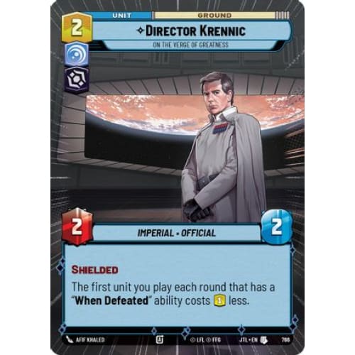 Director Krennic - On the Verge of Greatness (Hyperspace Foil) (766)  Foil