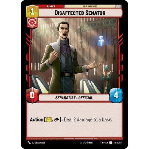 Disaffected Senator (157/257)  Foil