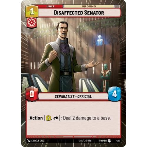 Disaffected Senator (Hyperspace) (424)  Foil