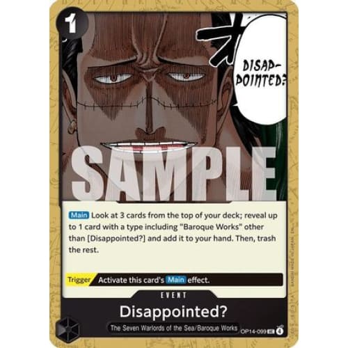 Disappointed? OP14-099 UC The Azure Sea's Seven