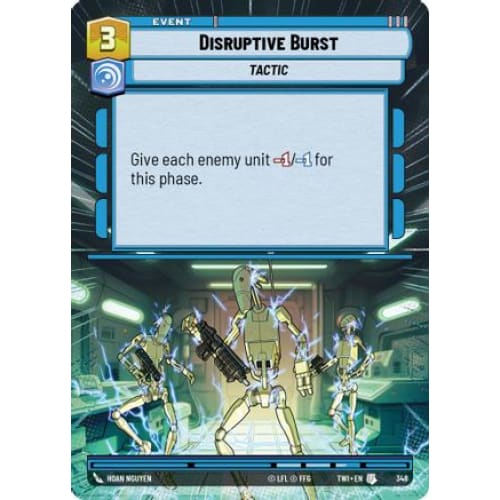 Disruptive Burst (Hyperspace) (348)  Foil