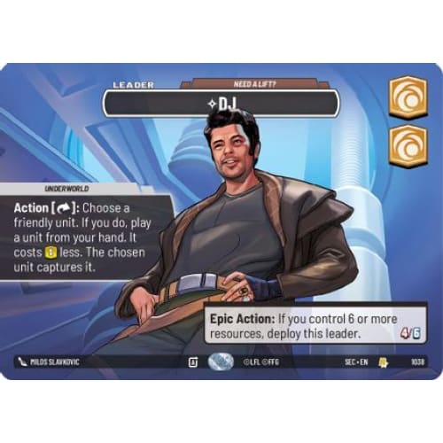 DJ - Need a Lift? (Showcase) (1038)  Foil