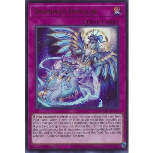 Dominus Impulse - MZMU-EN126 Ultra Rare 1st Edition