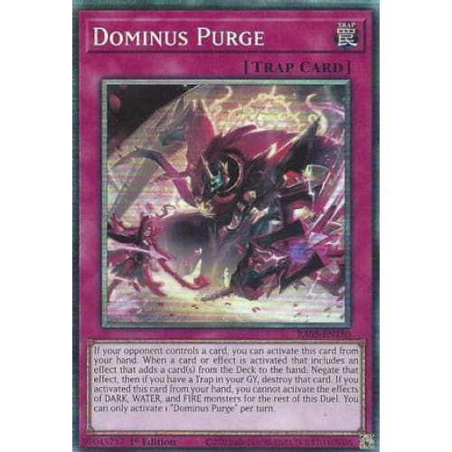 Dominus Purge (Collector's Rare) - RA05-EN150 Collector's Rare 1st Edition