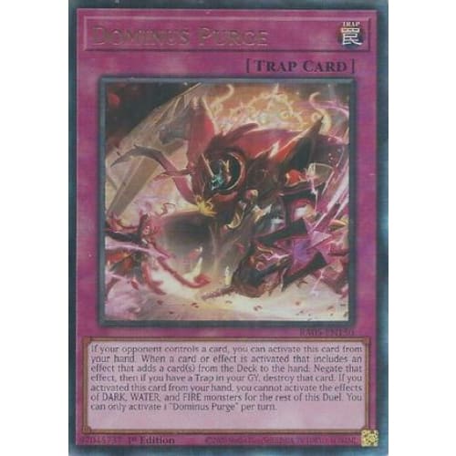 Dominus Purge (Ultimate Rare) - RA05-EN150 Ultimate Rare 1st Edition